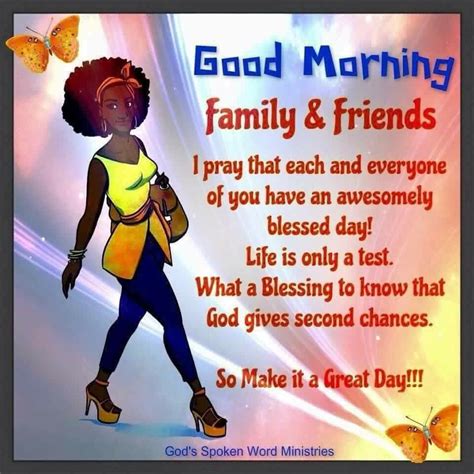 Good morning, everyone. . African american good morning blessings